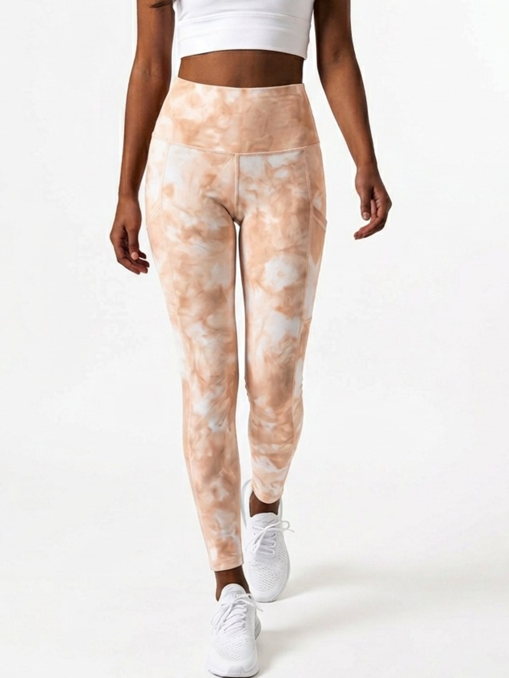 aerie Peach Marble Tie-Dye Jumpsuit NWOT XS